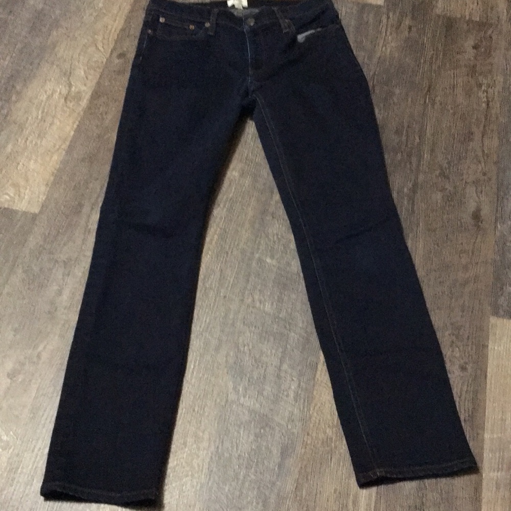 J. Crew Matchstick dark wash jeans